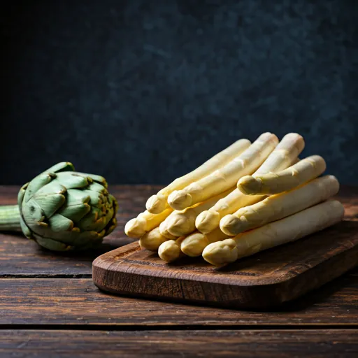 Espárragos blancos y verduras frescas de Navarra